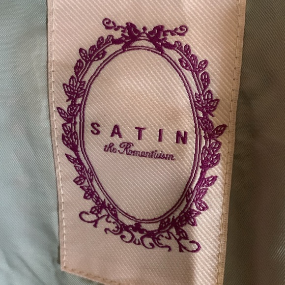 SATIN ROMANTICSM Coat/Jacket. Sz S/M - Picture 7 of 8